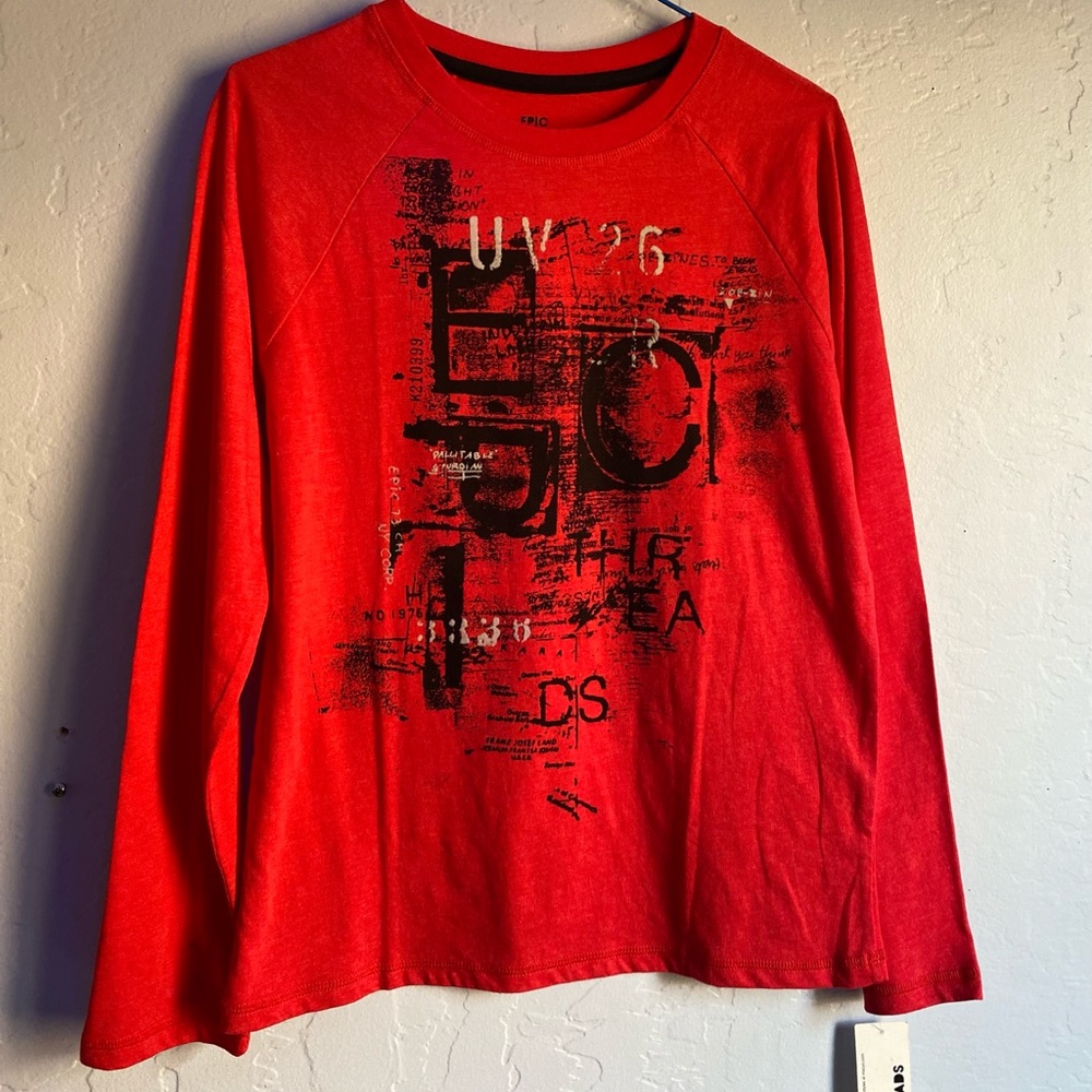Epic Threads Boys Graphic Tee Long Sleeved NEW